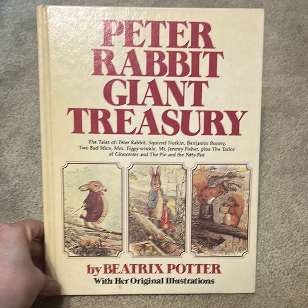 1980 Edition Peter Rabbit Giant Treasury Book